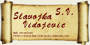 Slavojka Vidojević vizit kartica